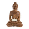 Boeddha theelichthouder - 16 cm 