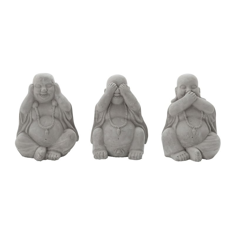 Monnik horen zien zwijgen - 15 cm