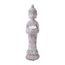 Boeddha staand + theelichthouder - 25 cm