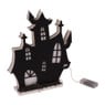 Spookhuis met verlichting - 34x28 cm
