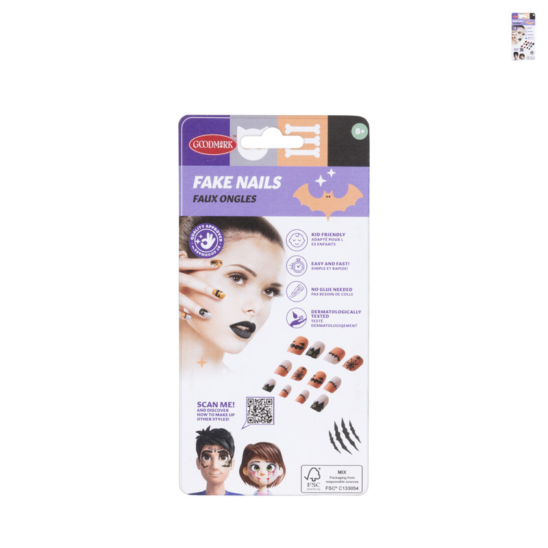 Plaknagels halloween - diverse varianten