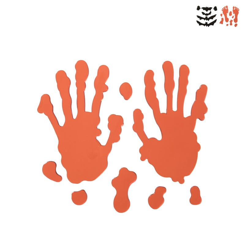Raamsticker - Halloween - diverse varianten - 19x18 cm 
