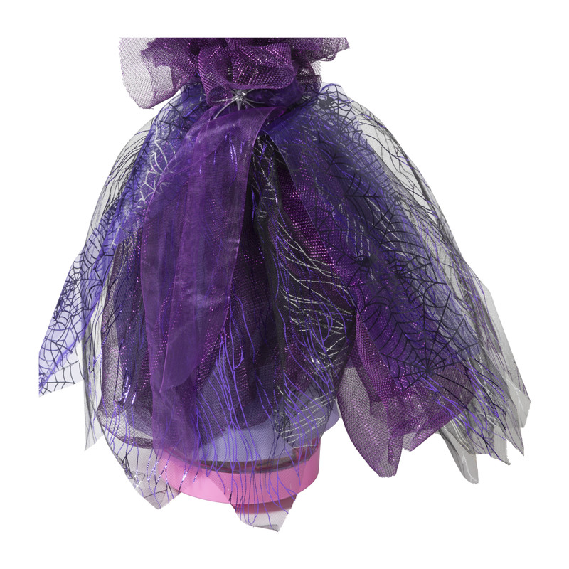 Halloween bezem met licht en geluid - 91 cm