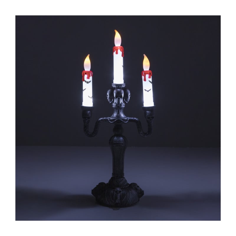 Halloween kandelaar - led - 39x17x10 cm