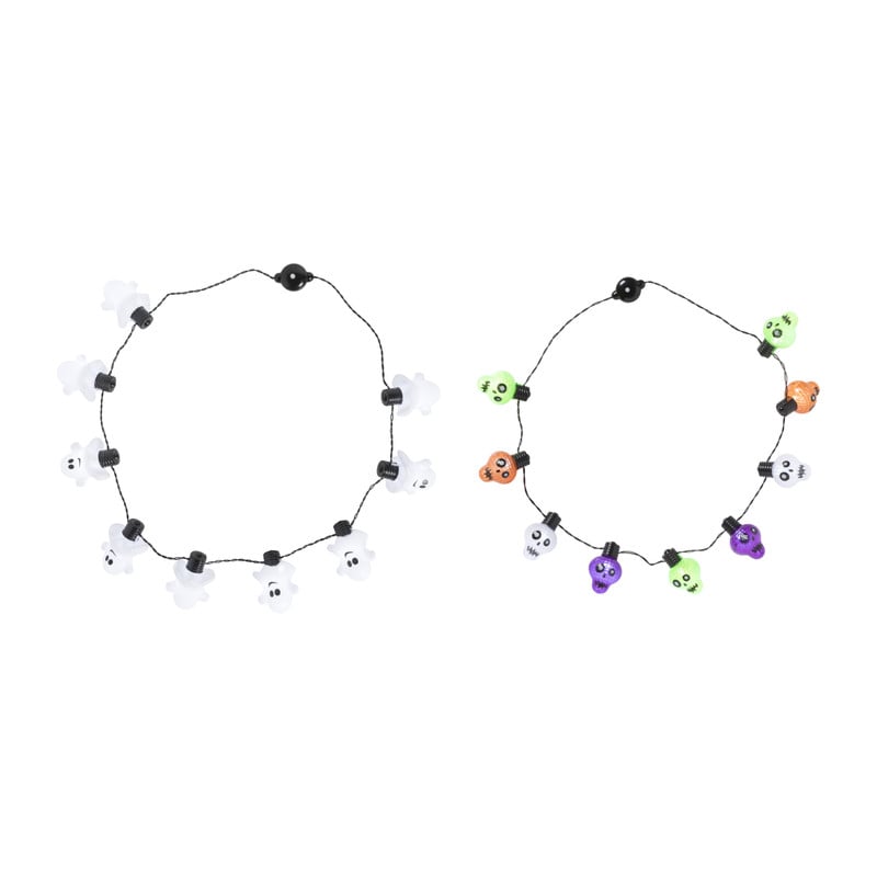 Ketting met lichtjes - spookjes - ø44 cm