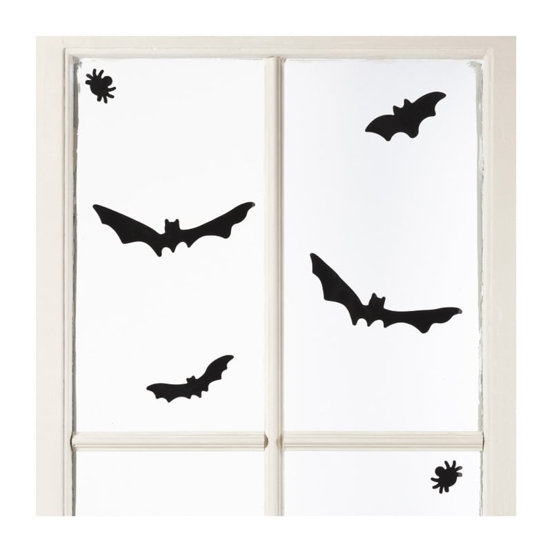 Raamsticker halloween - zwart - 19x19 cm