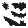 Raamsticker halloween - zwart - 19x19 cm
