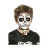 Skeletkostuum met schmink - maat 128
