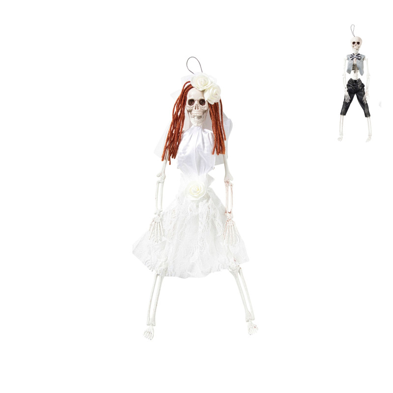 Hangdecoratie skelet bruiloft - diverse varianten