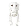 Halloween decoratie hondenskelet - wit - 21x27x12 cm