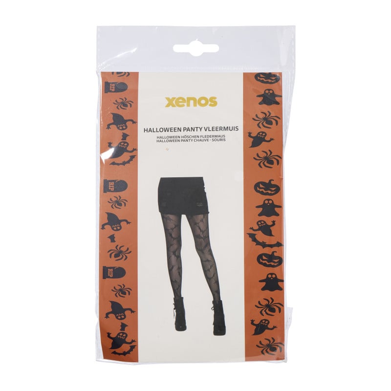 Halloween panty spinnen - zwart - one size