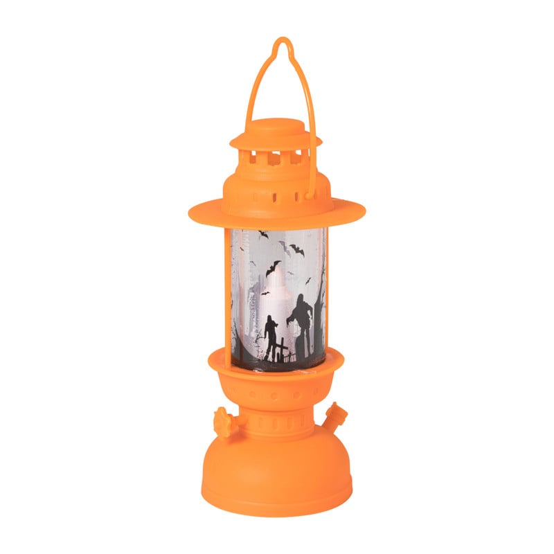Halloween LED lantaarn - diverse varianten - ø10x17 cm