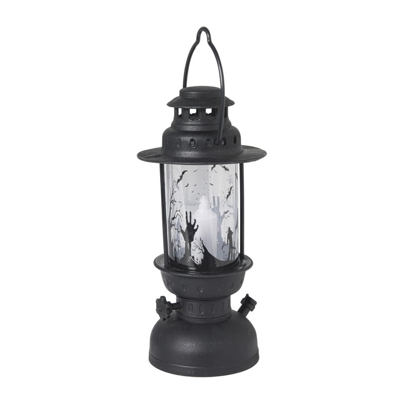 Halloween LED lantaarn - diverse varianten - ø10x17 cm