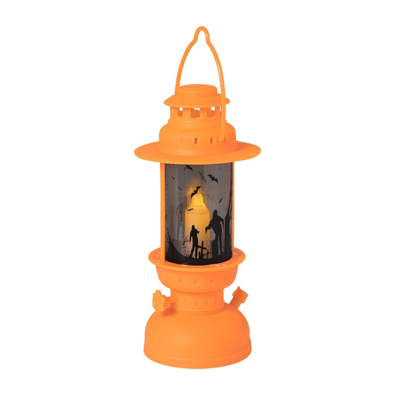 Halloween LED lantaarn - diverse varianten - ø10x17 cm