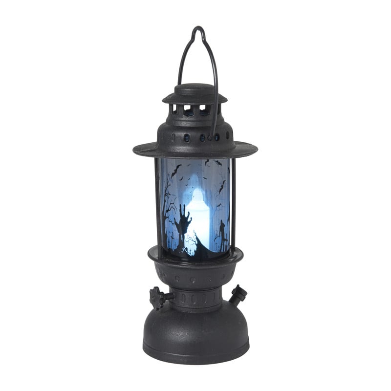 Halloween LED lantaarn - diverse varianten - ø10x17 cm