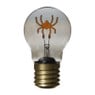 Halloween ledlampje spin - oranje - ø6.8x11.4 cm