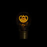 Halloween ledlampje pompoen - oranje - ø6.8x11.4 cm