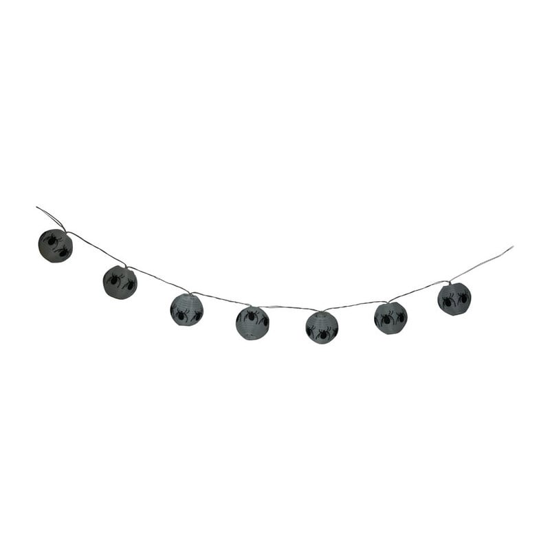 Verlichtingssnoer lampion spin - wit - 165 cm