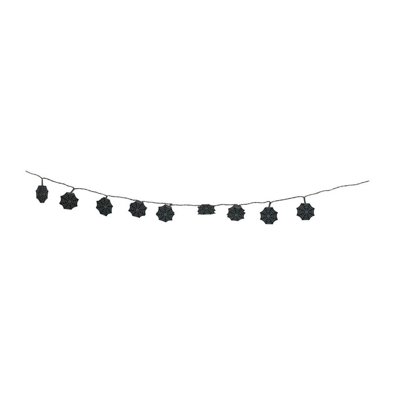 Verlichtingssnoer spinnenweb - wit - 120 cm