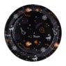 Bord Halloween - zwart - 8 stuks