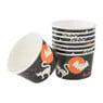 Snack cup Halloween - zwart -  8 stuks