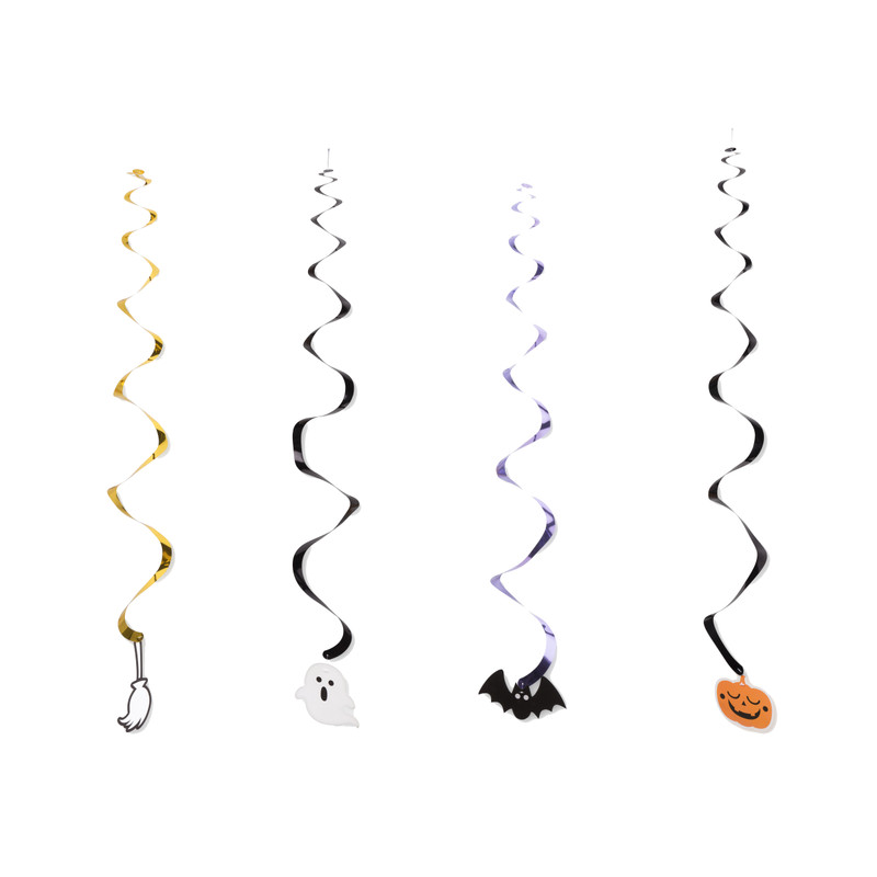 Slinger swirl  Halloween - 4 stuks