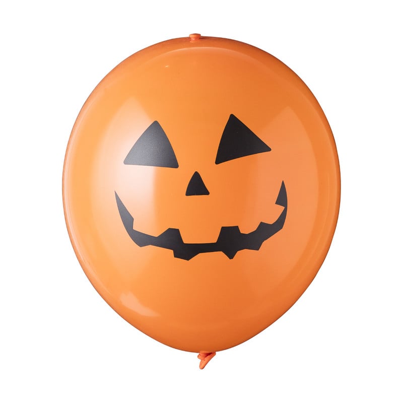 Illooms LED ballonnen Halloween - pompoen - set van 5