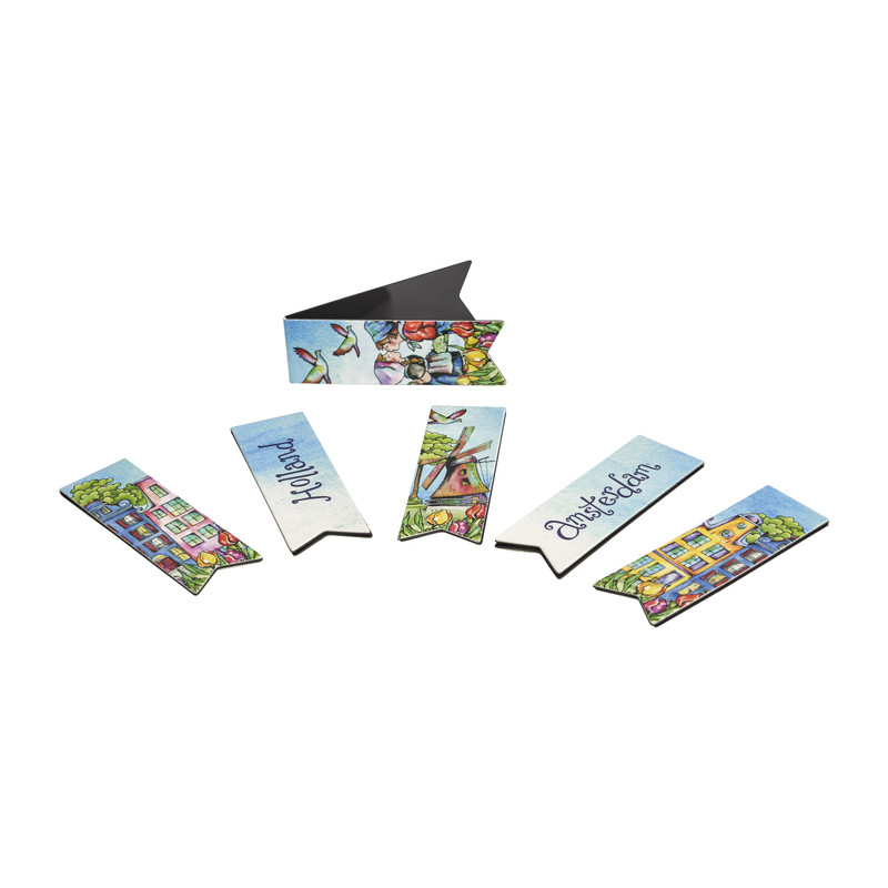 Boekenleggers Holland - set van 6