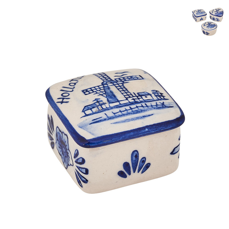 Doosje klein Holland - diverse varianten - 3x3x2 cm