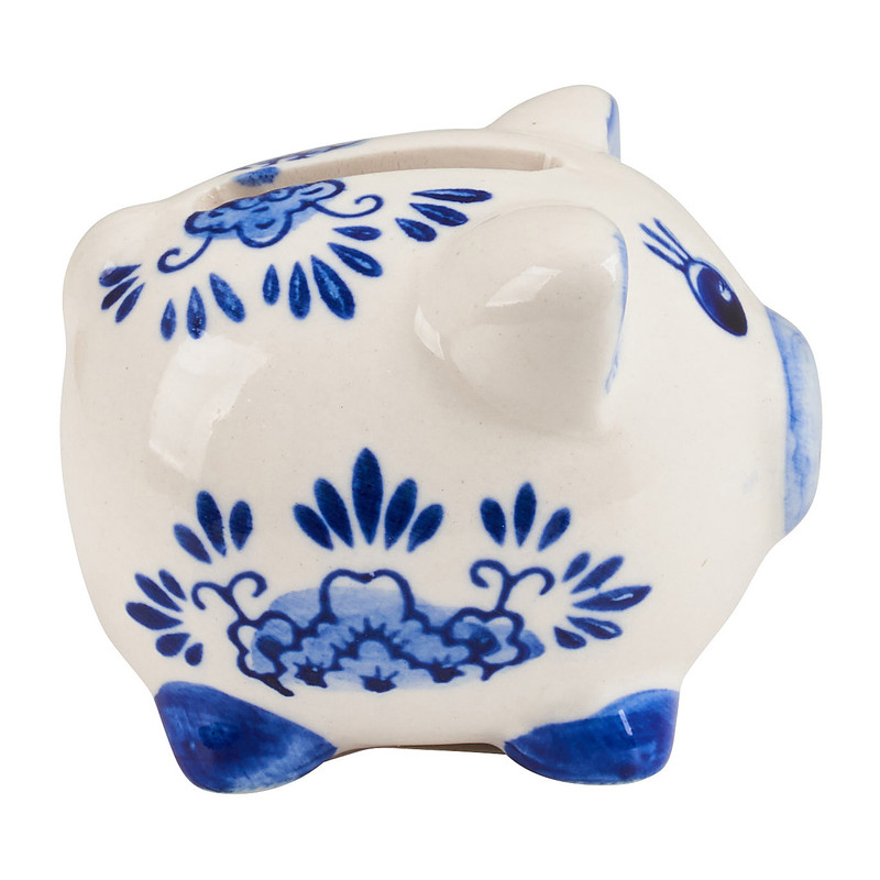 Spaarpot mini varken - delfstblauw