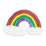 Patch - regenboog glitter - 8 cm