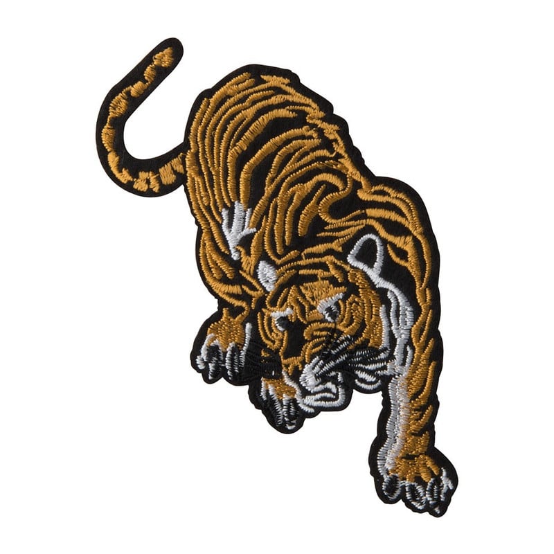 Patch - tijger - 8.5x12 cm