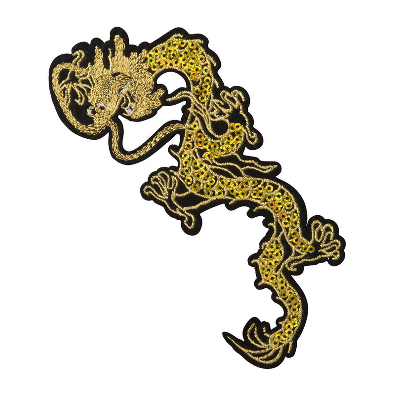 Patch - draak - 14x12 cm