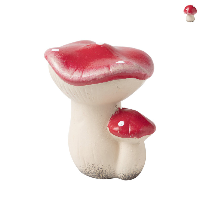 Paddenstoelen klein - diverse varianten - rood