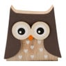 Houten uil -  11x2.5x9 cm