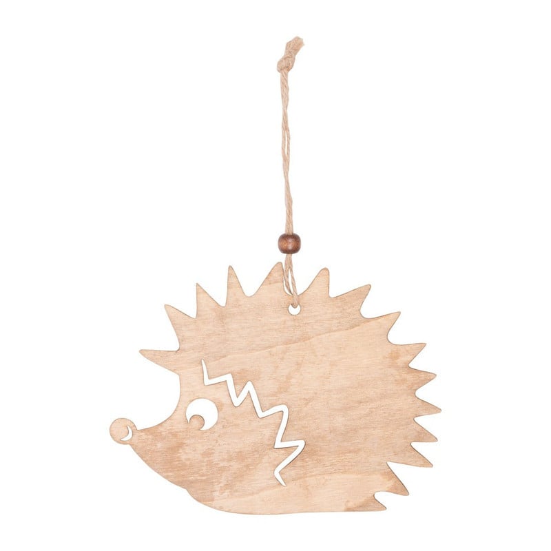 Houten hanger klein egel