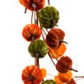 Pompoen guirlande - oranje/geel/groen - 150x10x10 cm