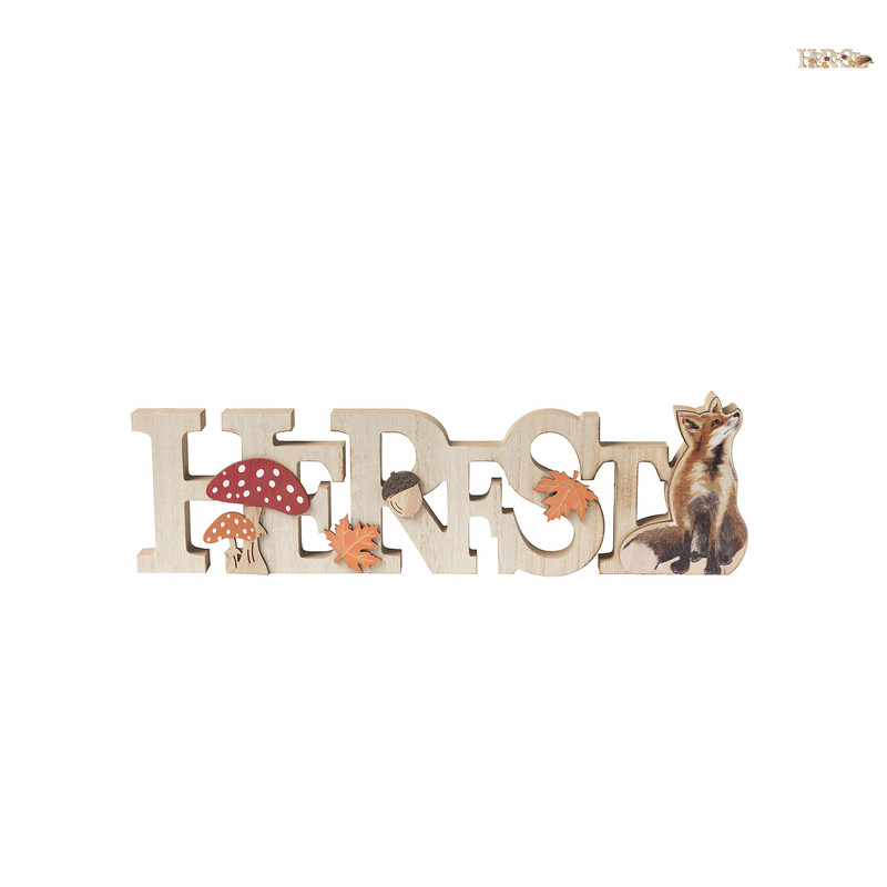 Woord herfst - diverse varianten - 38 cm