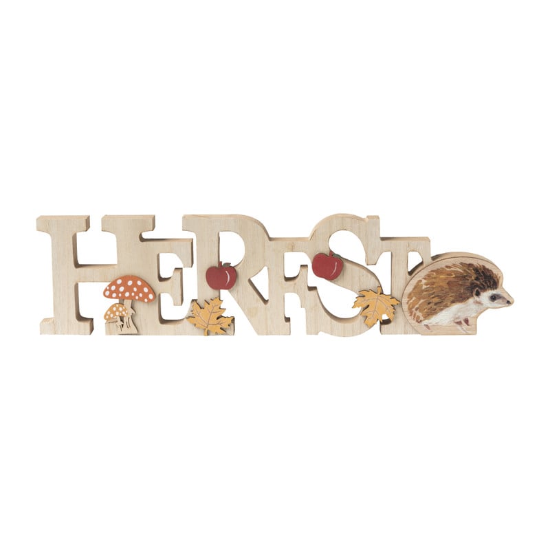Woord herfst - diverse varianten - 38 cm