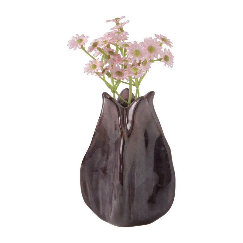 Vaasje Tulp - keramiek - ø7.3x10 cm