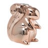 Kandelaar eekhoorn - rosé goud - 12.5 cm