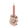 Kandelaar eekhoorn - rosé goud - 12.5 cm