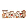 Herfst houten bord - 25x2.5x9 cm