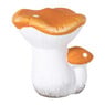 Paddenstoel met mini paddenstoel - diverse varianten - 7 cm