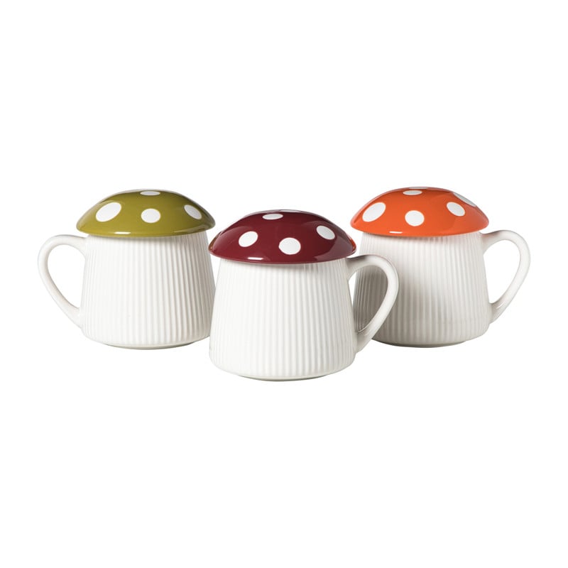 Paddenstoel mok - oranje - 350 ml