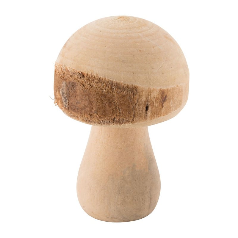 Paddenstoel hout - 6.5x4 cm