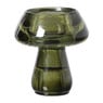 Waxinelichthouder paddenstoel - groen - ø6.7x7.5 cm