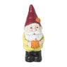 Kabouter met pompoen groot - multikleur - 15.5x5.5x6 cm