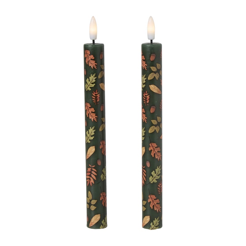 LED dinerkaars herfst - set van 2 - diverse varianten - ø2x25 cm