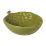 Deco schaaltje eikel - groen - 11.3x7.5x3.5 cm 